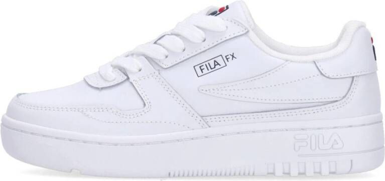Fila Witte Lage Eco-Leren Sneaker White Dames