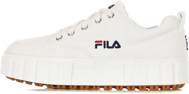 Fila Witte Lage Sandblast Damessneakers White Dames - Foto 4