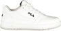 Fila Sportieve witte vetersneakers met borduurwerk White Dames - Thumbnail 12