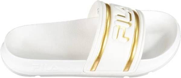 Fila n Flip- Flops Morro Bay Logo Slipper White Gold - Foto 2