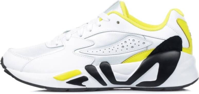Fila Witte Gele Zwarte Mindblower Schoenen