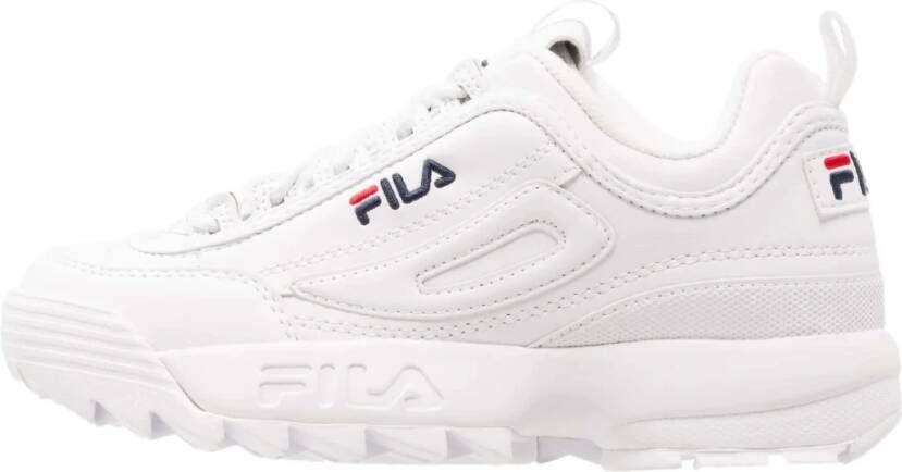 Fila Witte Polyester Sneaker met Contrasterende Details White Dames - Foto 12