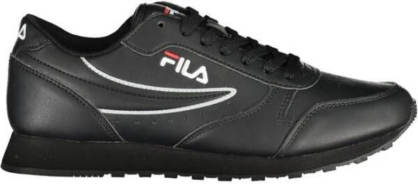 Fila Zwarte sport sneakers met veters Black Dames