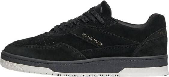 Filling Pieces Ace Suede Jet Black Sneakers Black Heren