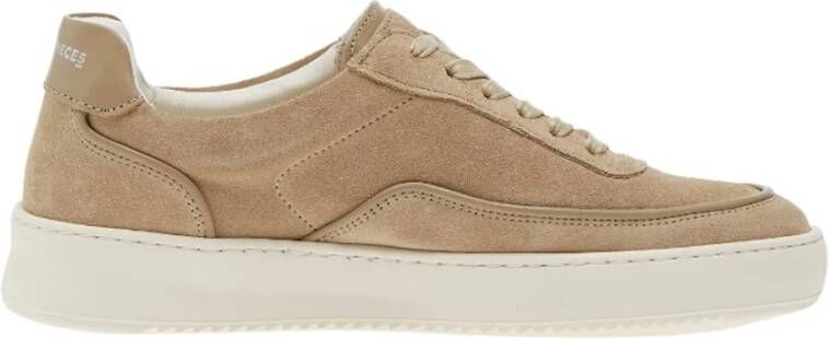 Filling Pieces Heren Mondo Suede Lux Sneaker Beige Heren