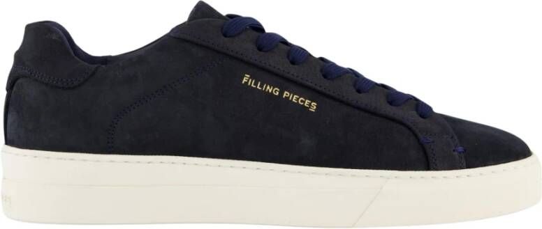 Filling Pieces Blauwe Graan Sneaker Tiebreak Stijl