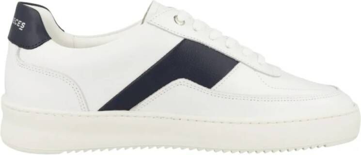 FILLING PIECES Lage Sneakers Heren Mondo Game Maat: 45 Materiaal: Leer Kleur: Blauw