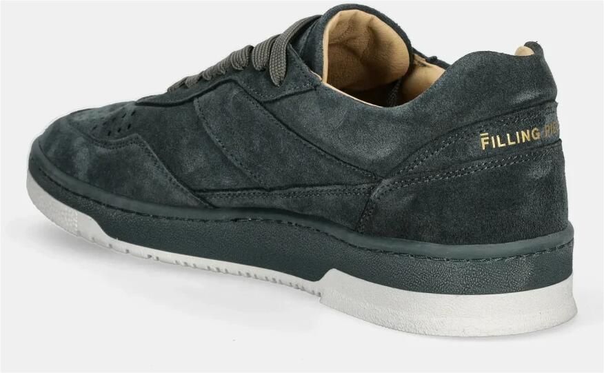 Filling Pieces Donkergroene Suède Lage Top Sneakers Green Heren - Foto 2