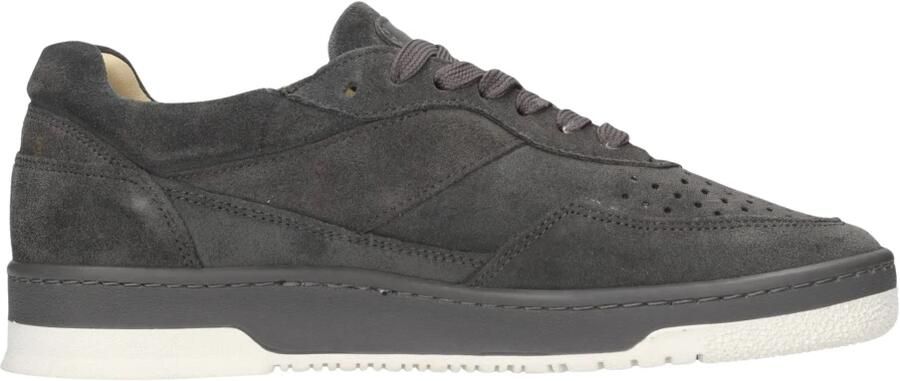 Filling Pieces Suede Dark Grey Ace Sneakers Gray Heren