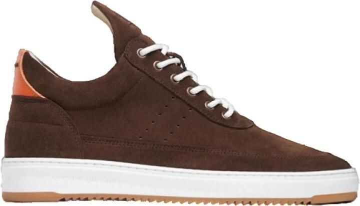 Filling Pieces Lage Top Suede Camino Sneakers Brown Heren