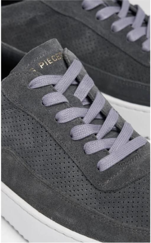 Filling Pieces Geperforeerde Donkergrijze Sneakers Grijs - Foto 2