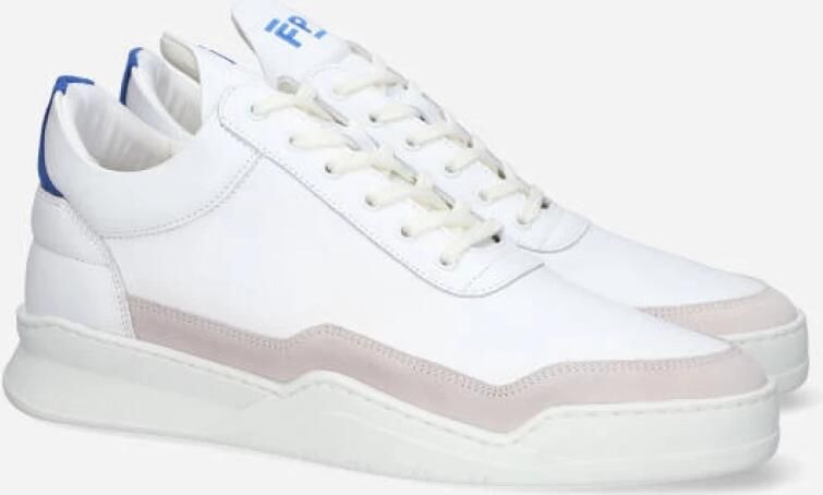 Filling Pieces Heren Low Top Ghost Sneaker Wit White - Foto 6