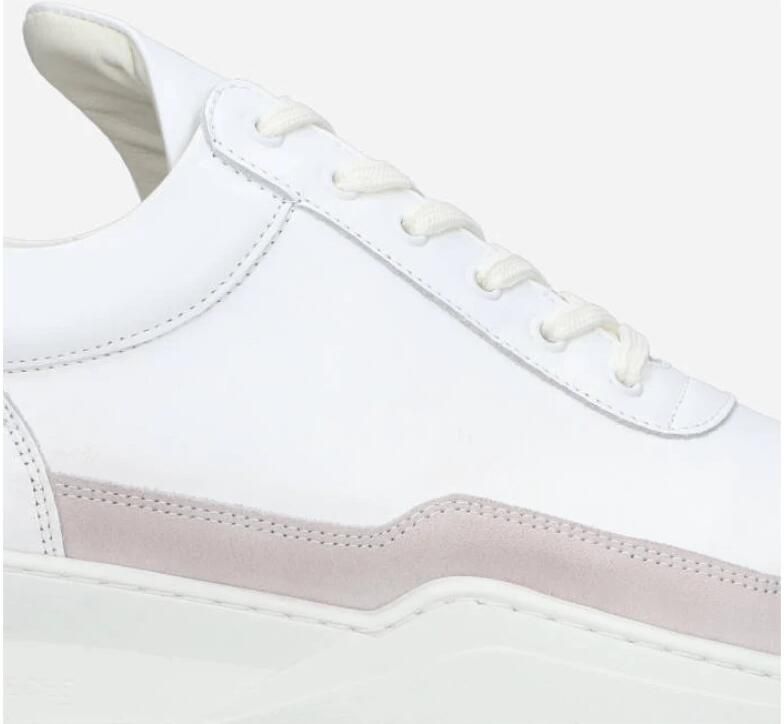 Filling Pieces Heren Low Top Ghost Sneaker Wit White - Foto 2