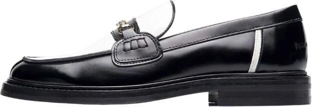 Filling Pieces Zwart-witte loafers met metalen details - Foto 6