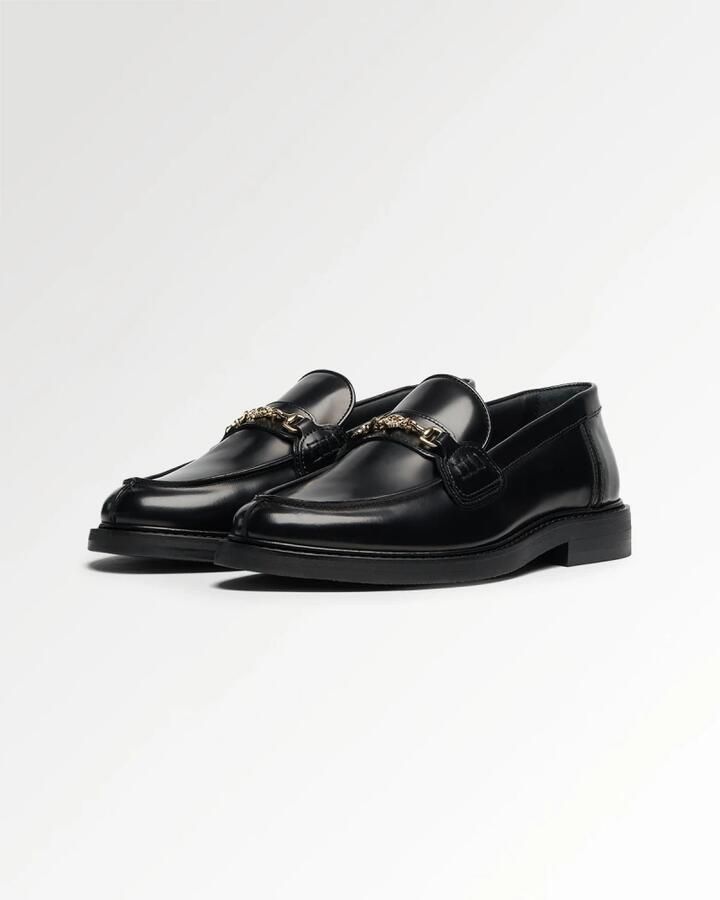 FILLING PIECES Loafers Heren Loafer Polido Lakleer Zwart