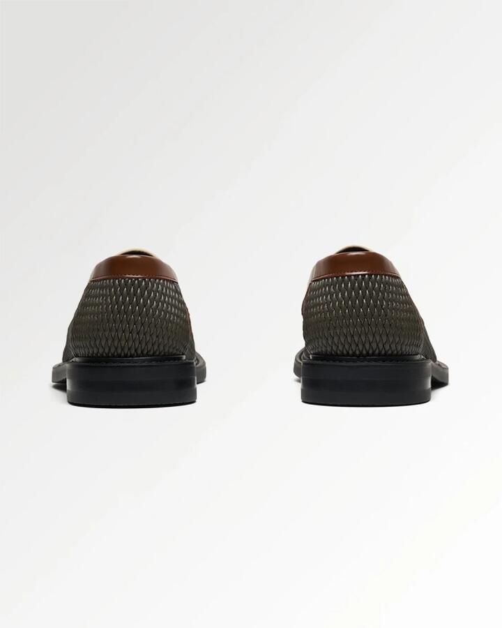 FILLING PIECES Loafers Heren Loafer Reed Maat: 42 Materiaal: Textiel Kleur: Groen - Foto 3