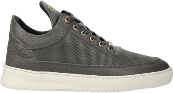Filling Pieces Low Top Aten Dark Grey Grijs Heren