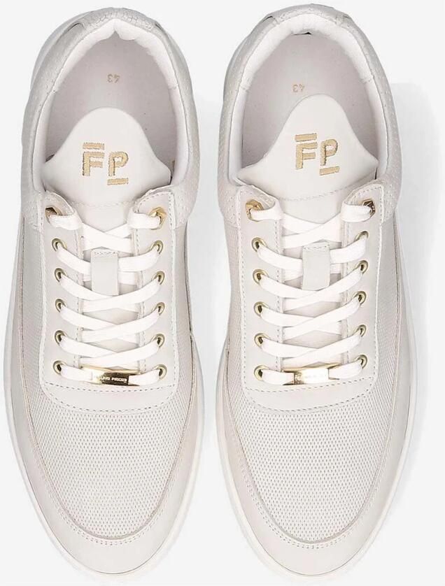 Filling Pieces Luxe Nappa Leren Low Top Sneaker White Heren - Foto 5