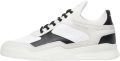 Filling Pieces Low Top Ghost Paneled White Black White Heren - Wit