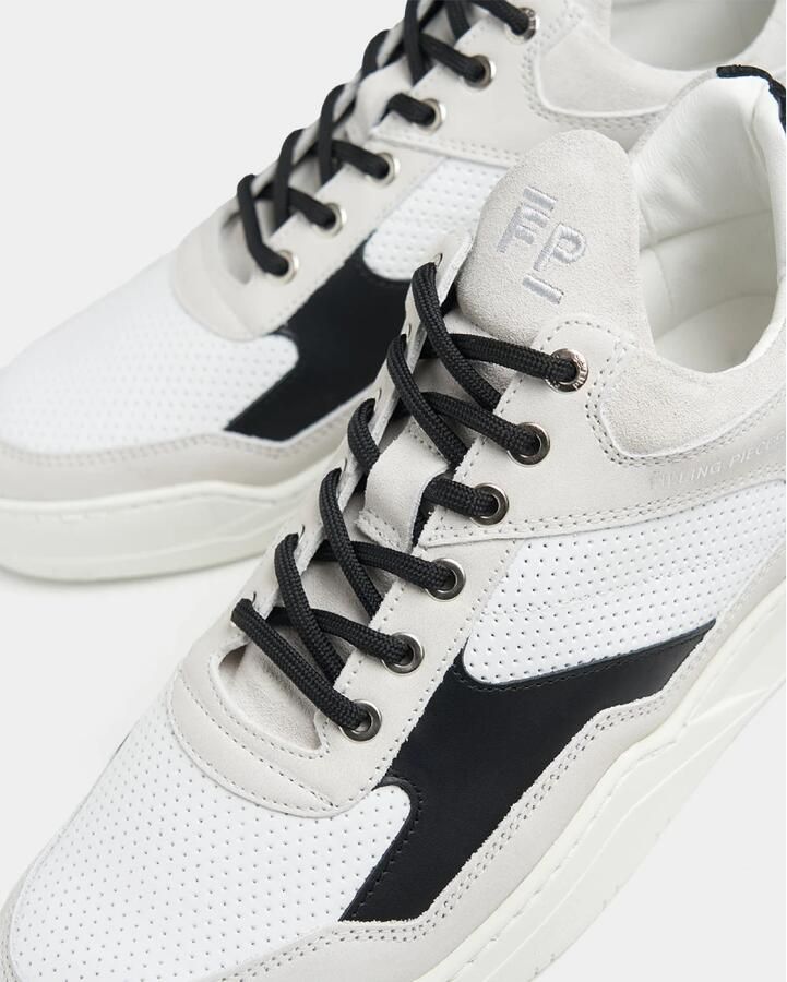 Filling Pieces Low Top Ghost Paneled White Black White Heren - Foto 2