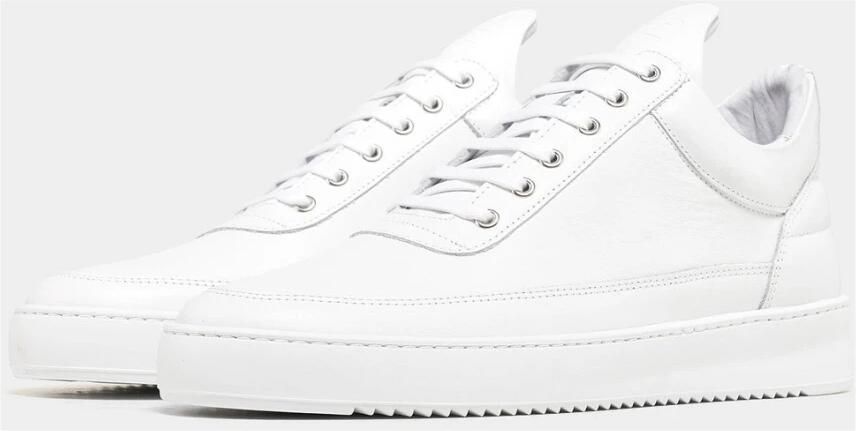 Filling Pieces Witte leren sneakers Klassieke stijl White Heren - Foto 3