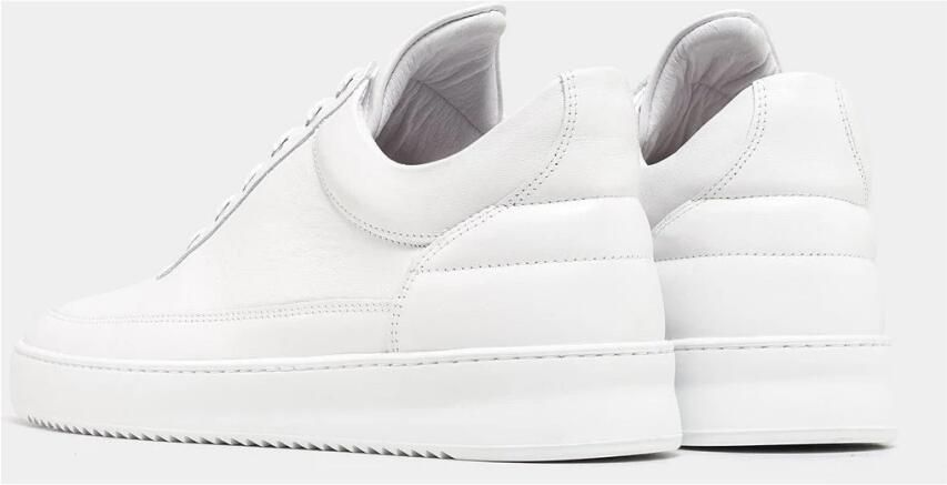 Filling Pieces Witte leren sneakers Klassieke stijl White Heren - Foto 2
