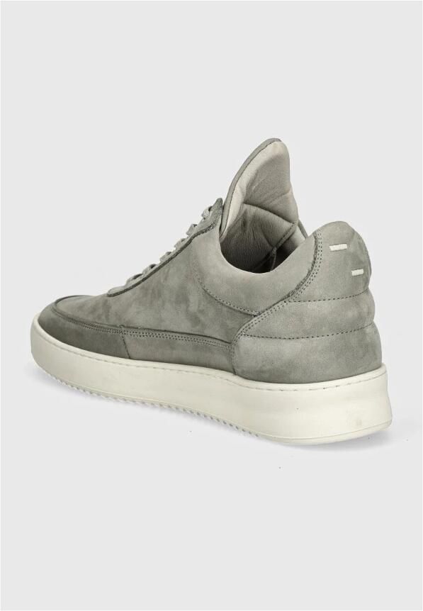 FILLING PIECES Lage Sneakers Heren Low Top Ripple Nubuck Leer Grijs - Foto 4