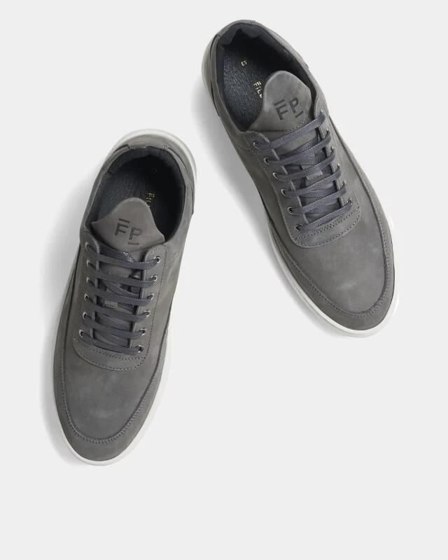 FILLING PIECES Lage Sneakers Heren Low Top Rip Nubuc Maat: 45 Materiaal: Nubuck Kleur: Grijs - Foto 3