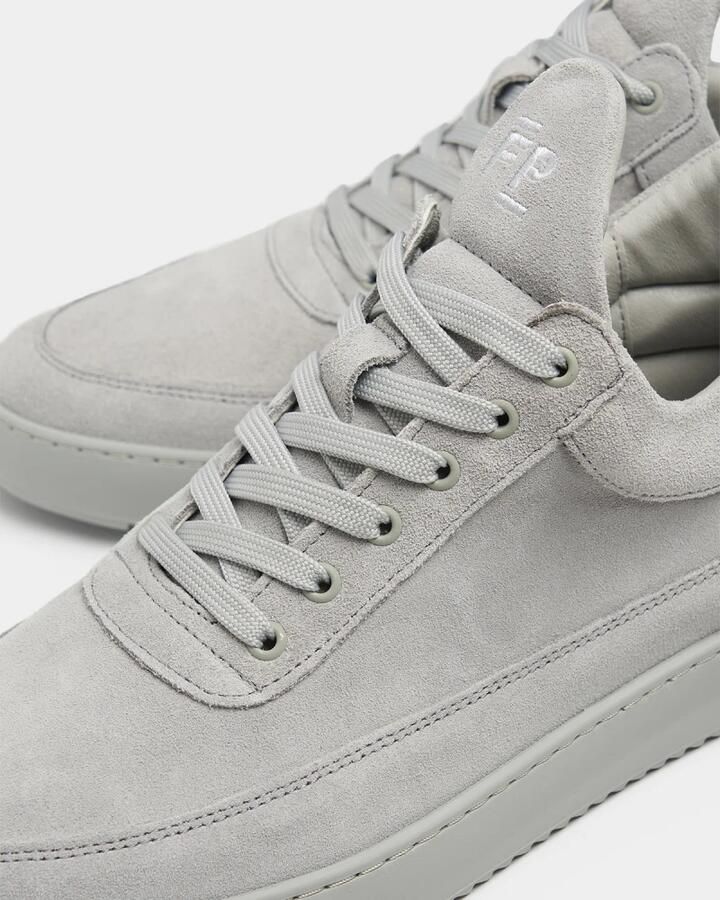 Filling Pieces Low Top Suede All Grey Gray Unisex - Foto 2