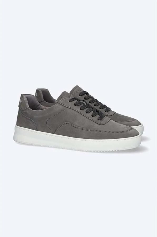 Filling Pieces Mondo 2.0 Ripple Nubuck Shark Sneakers Grijs Heren - Foto 4