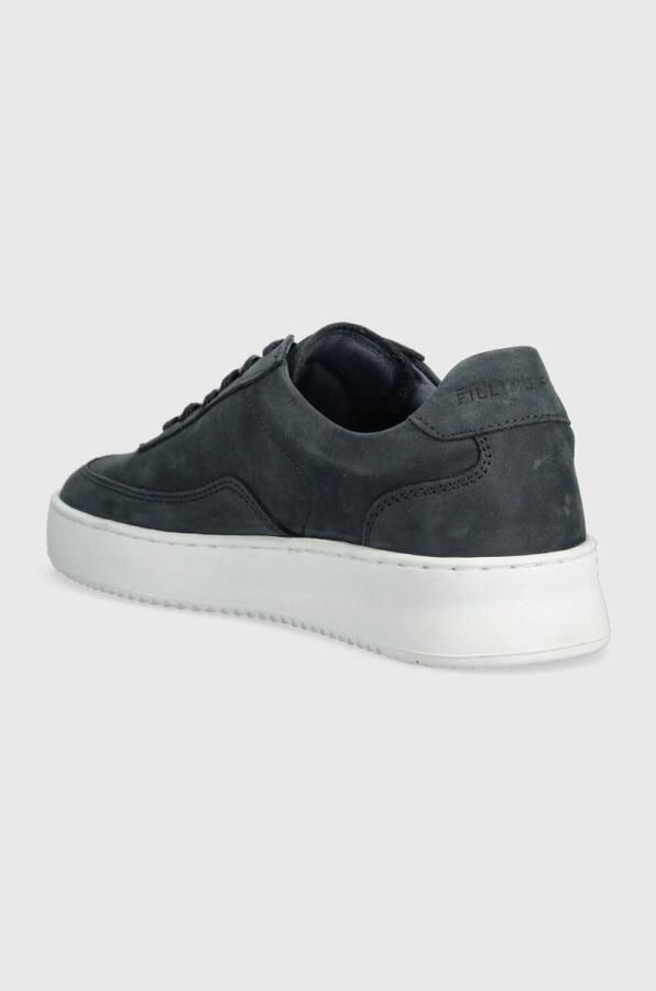 Filling Pieces Minimalistische Navy Blue Nubuck Sneaker Blauw Heren - Foto 3
