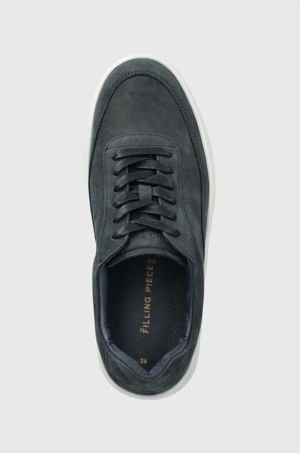 Filling Pieces Minimalistische Navy Blue Nubuck Sneaker Blauw Heren - Foto 4