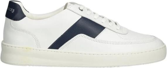 FILLING PIECES Lage Sneakers Heren Mondo Game Leer Blauw