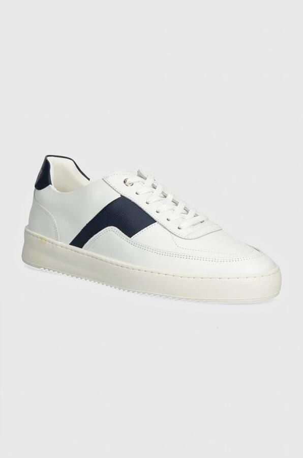 FILLING PIECES Lage Sneakers Heren Mondo Game Leer Blauw - Foto 2