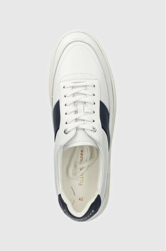 FILLING PIECES Lage Sneakers Heren Mondo Game Leer Blauw - Foto 5