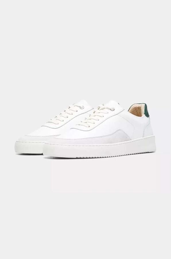 Filling Pieces Witte Leren Sneakers Klassiek Veters Stijlvol White Heren - Foto 4