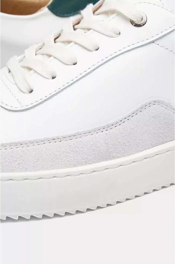 Filling Pieces Witte Leren Sneakers Klassiek Veters Stijlvol White Heren - Foto 3