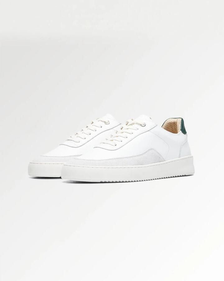 Filling Pieces Witte Leren Sneakers Klassiek Veters Stijlvol White Heren - Foto 3