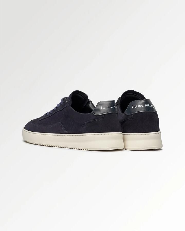 Filling Pieces Mondo Organic Suede Navy Blauw Unisex