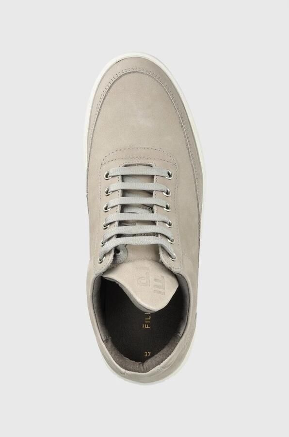 Filling Pieces Klassieke Low Top Nubuck Sneaker Grijs Heren - Foto 3