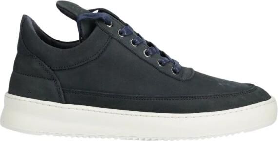 Filling Pieces Low Top Ripple Nubuck Deep Blue Heren Sneaker