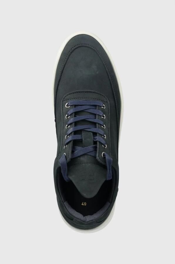 Filling Pieces Low Top Ripple Nubuck Deep Blue Heren Sneaker - Foto 2