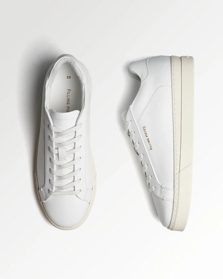 Filling Pieces Witte Core Tiebreak Sneakers White Heren
