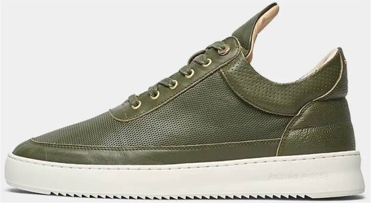 Filling Pieces Groene Lage Top Sneakers Green Heren