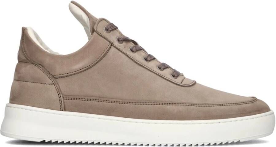 Filling Pieces Lage Nubuck Sneakers