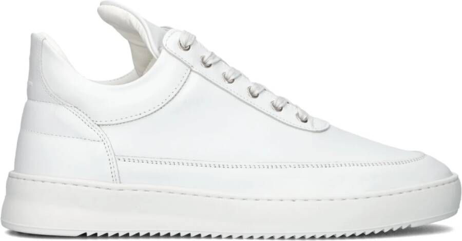 FILLING PIECES Lage Sneakers Heren Low Top Ripple Nappa Leer Wit - Foto 3