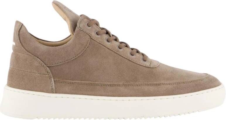 Filling Pieces Lage Suede Sneakers