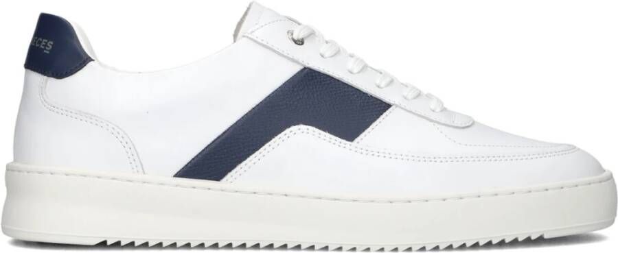 FILLING PIECES Lage Sneakers Heren Mondo Game Maat: 45 Materiaal: Leer Kleur: Blauw