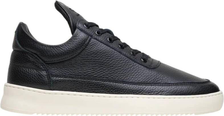Filling Pieces Lage Top Graan Zwart Sneakers