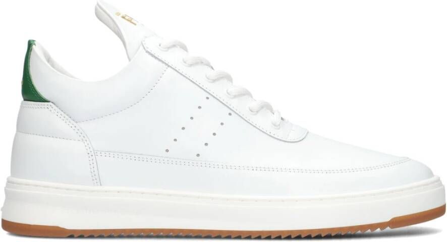 FILLING PIECES Lage Sneakers Heren Low Top Maat: 44 Materiaal: Nubuck Kleur: Wit - Foto 2